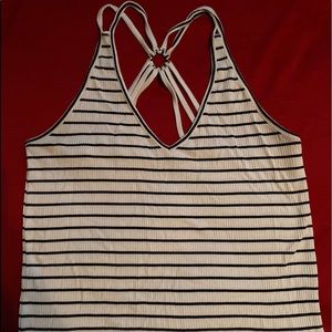 striped tank top